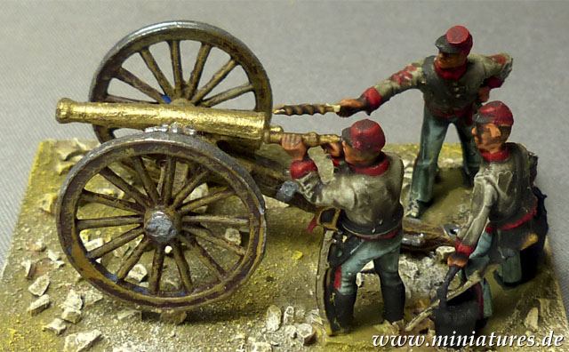 Confederate Artillery Conversion, 1:76 Airfix 01746.
