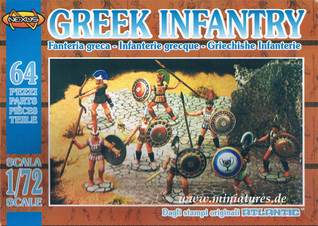 Greek Infantry, 1:72 Nexus Atlantic 1805.