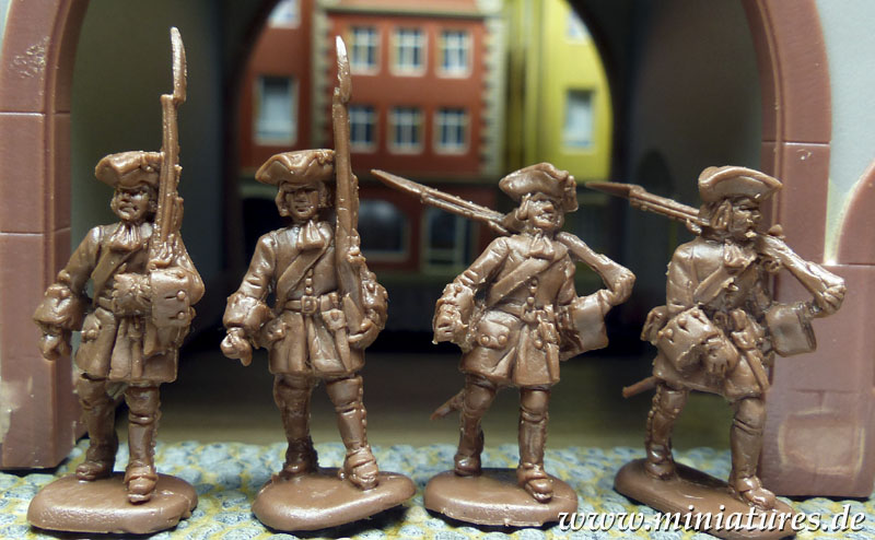 Austrian Infantry 1701–1714, on the March, 1:72 Strelets 260.