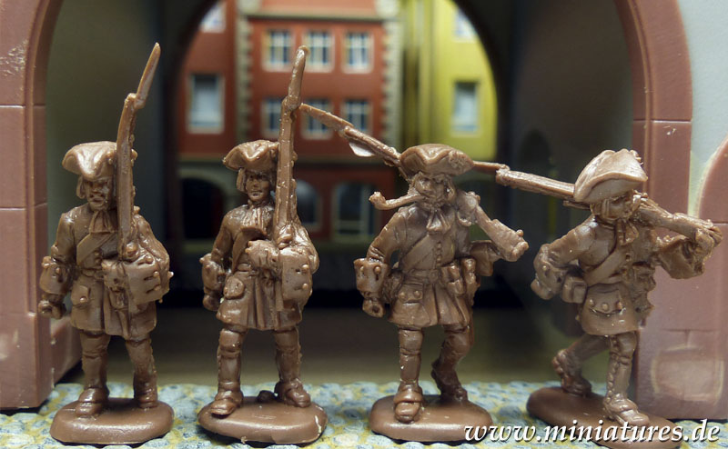 Austrian Infantry 1701–1714, on the March, 1:72 Strelets 260.