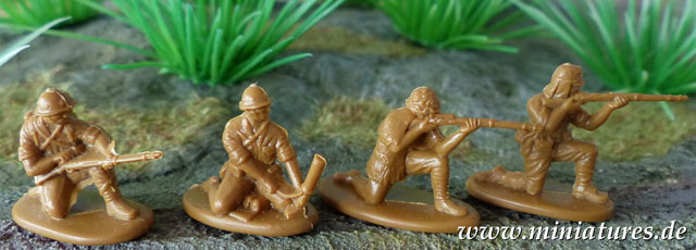 Japanese Infantry, 1:76 Matchbox 5007.