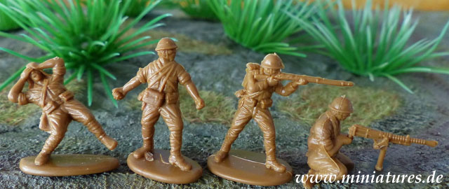 Japanese Infantry, 1:76 Matchbox 5007.