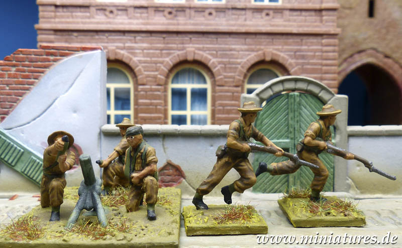 Australian Infantry, 1:76 Miniatures Matchbox 5008.