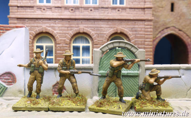 Australian Infantry, 1:76 Miniatures Matchbox 5008.