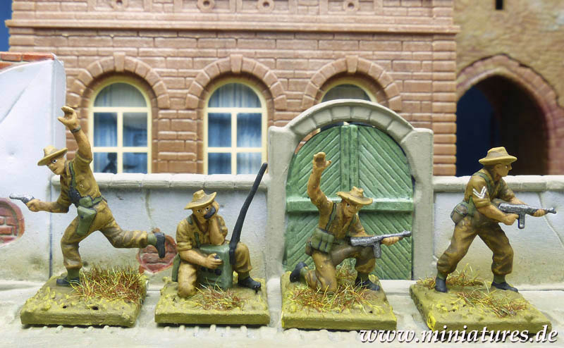 Australian Infantry, 1:76 Miniatures Matchbox 5008.