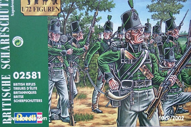 British Napoleonic Rifles, 1808–1815, 1:72 Revell 02581.