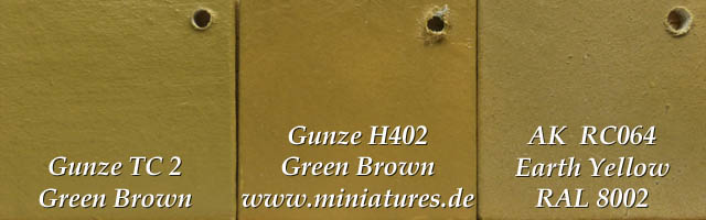 Green Brown, Gunze Sangyo Aqueous H402.