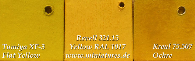 Yellow, matt, RAL 1017, Revell 361.15.