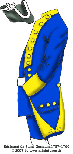 113th Régiment Allemand du Comte de Saint-Germain, Seven Years’ War, 1757–1760.
