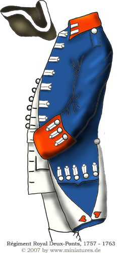 118th Régiment Royal-Deux-Ponts, Seven Years’ War, 1757–1763.