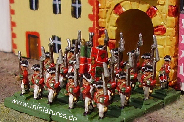 92nd Régiment d’Infanterie de Bulkeley, 1:300 Heroics & Ros.