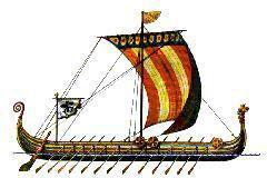 Viking Longship, 1:72 Model Kit AER Moldava Sh7206.