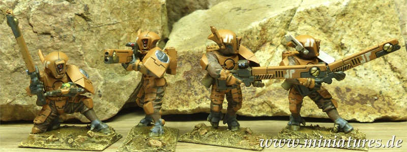 T‘au Fire Warriors, 28 mm Games Workshop 56-06.