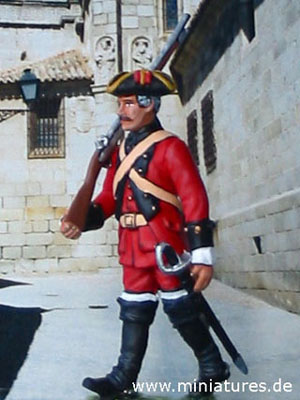 Trooper of Cavalry Regiment España, 1760.