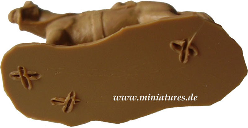 Horse and base made of polyethylene plastic welded together using the Rai-Ro Hot Wax Spatula.