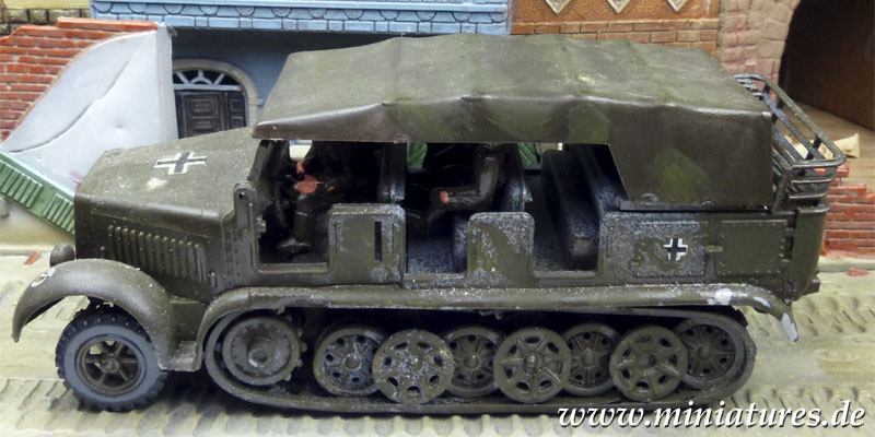 Medium Prime Mover 8 t, Sd.Kfz. 7, 1:76 Airfix 02303.