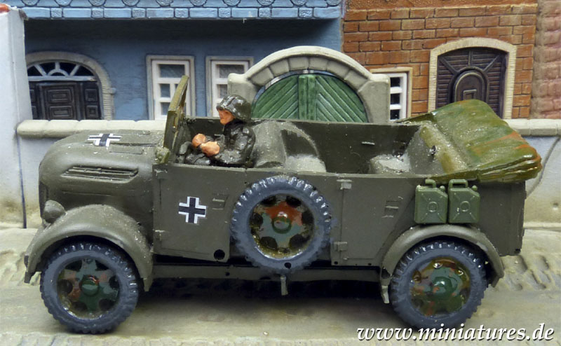 Steyr 1500A, Kfz. 70, 1:76 Cromwell Models G10.