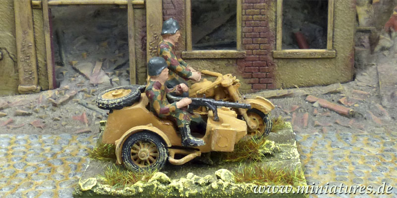 BMW R75, heavy Motorcycle with Sidecar, 1:76 Fujimi 76020.