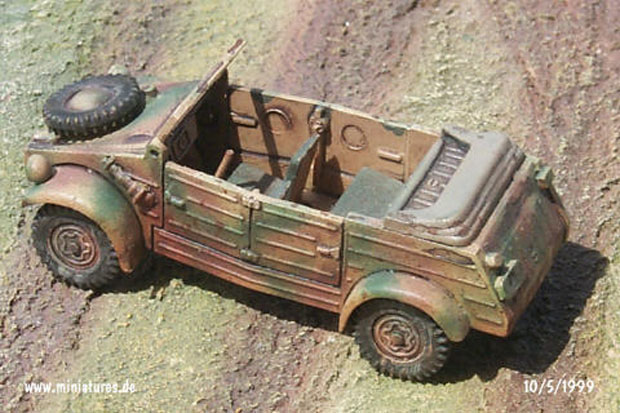 VW K1 Type 82 Kübelwagen, 1:76 Fujimi 76020.
