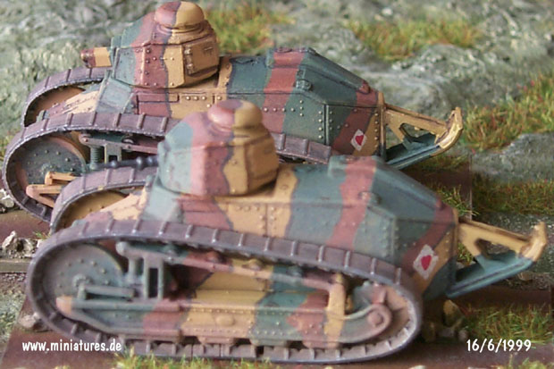 French Renault FT Light Infantry Tank, 1:76 Matchbox 40176.