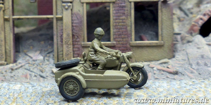 BMW R75, heavy Motorcycle with Sidecar, 1:87 ROCO 238.