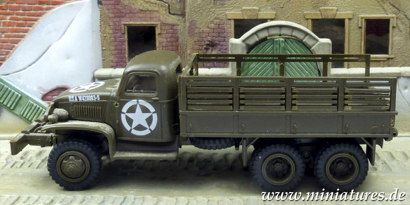 Truck, Cargo, 2½-ton, 6×6, GMC Jimmy CCKW-353, 1:87 H0 ROCO 606.