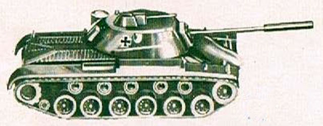 M48A1 Medium Tank, 1:100 Roskopf 102.