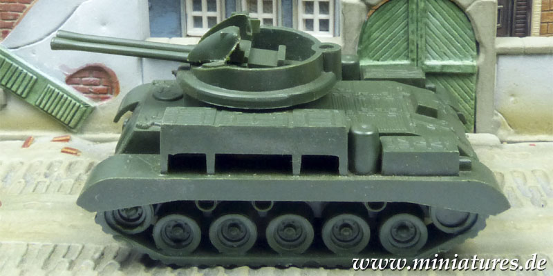 Carriage, Self-Propelled, Anti-Aircraft, twin 40 mm, 25-ton, M42 Duster, 1:100 Roskopf RMM 108.