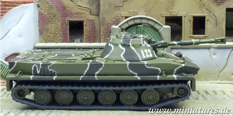 PT-76B Amphibious Light Tank of the Baltic Fleet, 1:100 Roskopf 154.