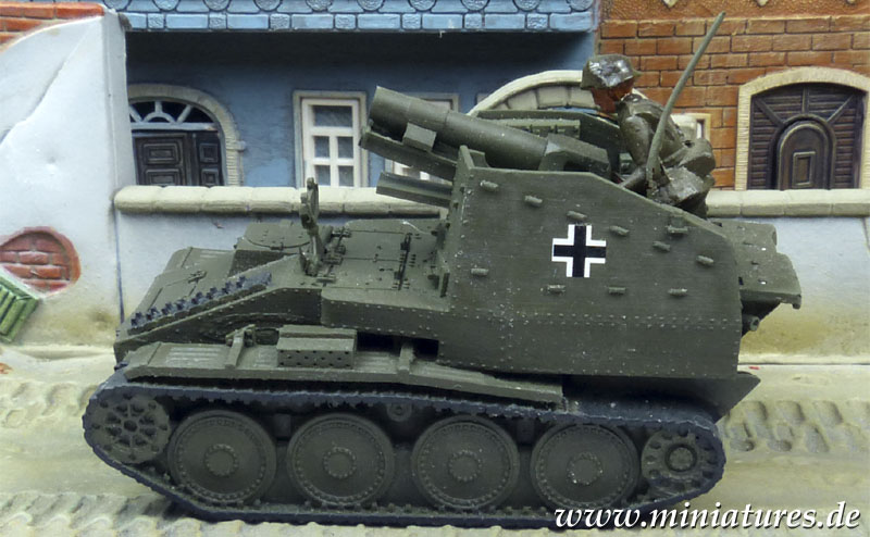 15 cm sIG 33 (Sfl.) auf GW 38 Grille Ausf. K, 1:87 Resin.