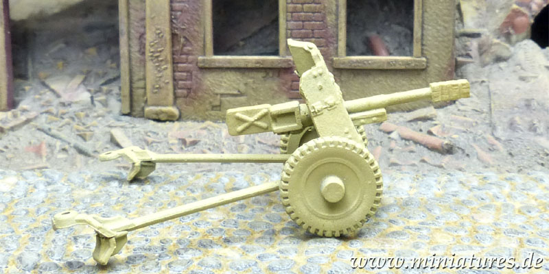 7.5 cm Infantry Support Gun 37 (IG 37), 1:76 Matchbox 40088.